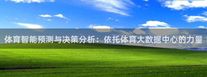 蜘蛛体育app入口在线观看：体育智能预测与决策分析：依托体育大数据中心的力量